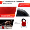 Гиря UNIX FIT виниловая 24 кг Red KBVIN24RD