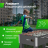 Игровой стол UNIX LINE Футбол - Кикер (140х74 cм) Black GTSFU140X74BK