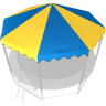 Крыша для батута UNIX LINE 14 ft Blue/Yellow ROU14BL